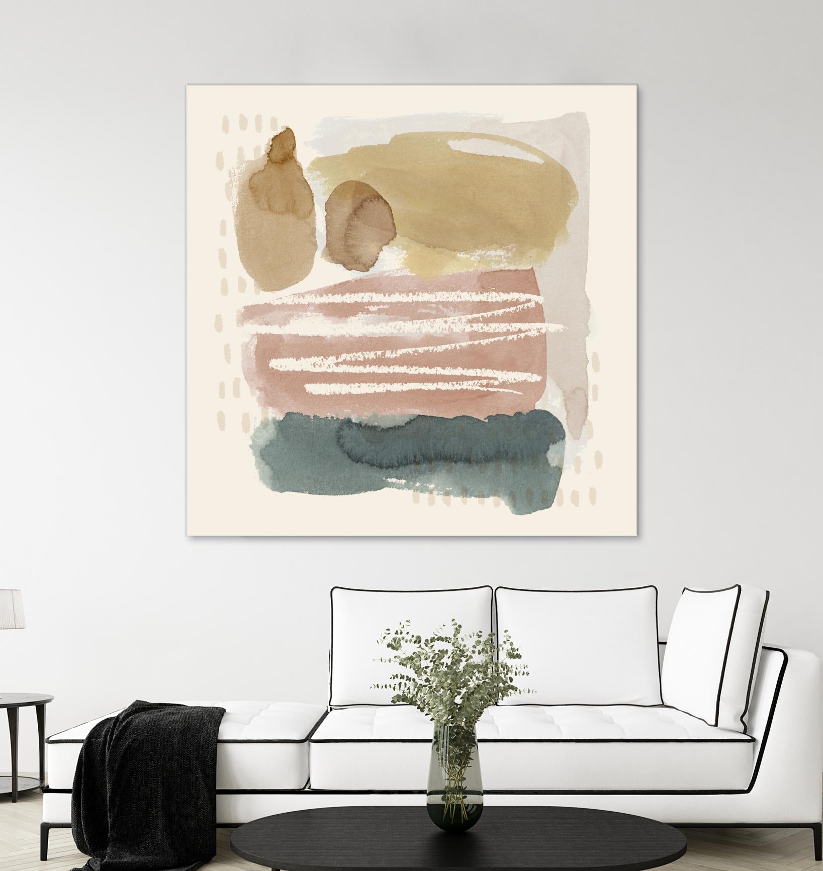 Ochre Echo I by Grace Popp on GIANT ART - abstract