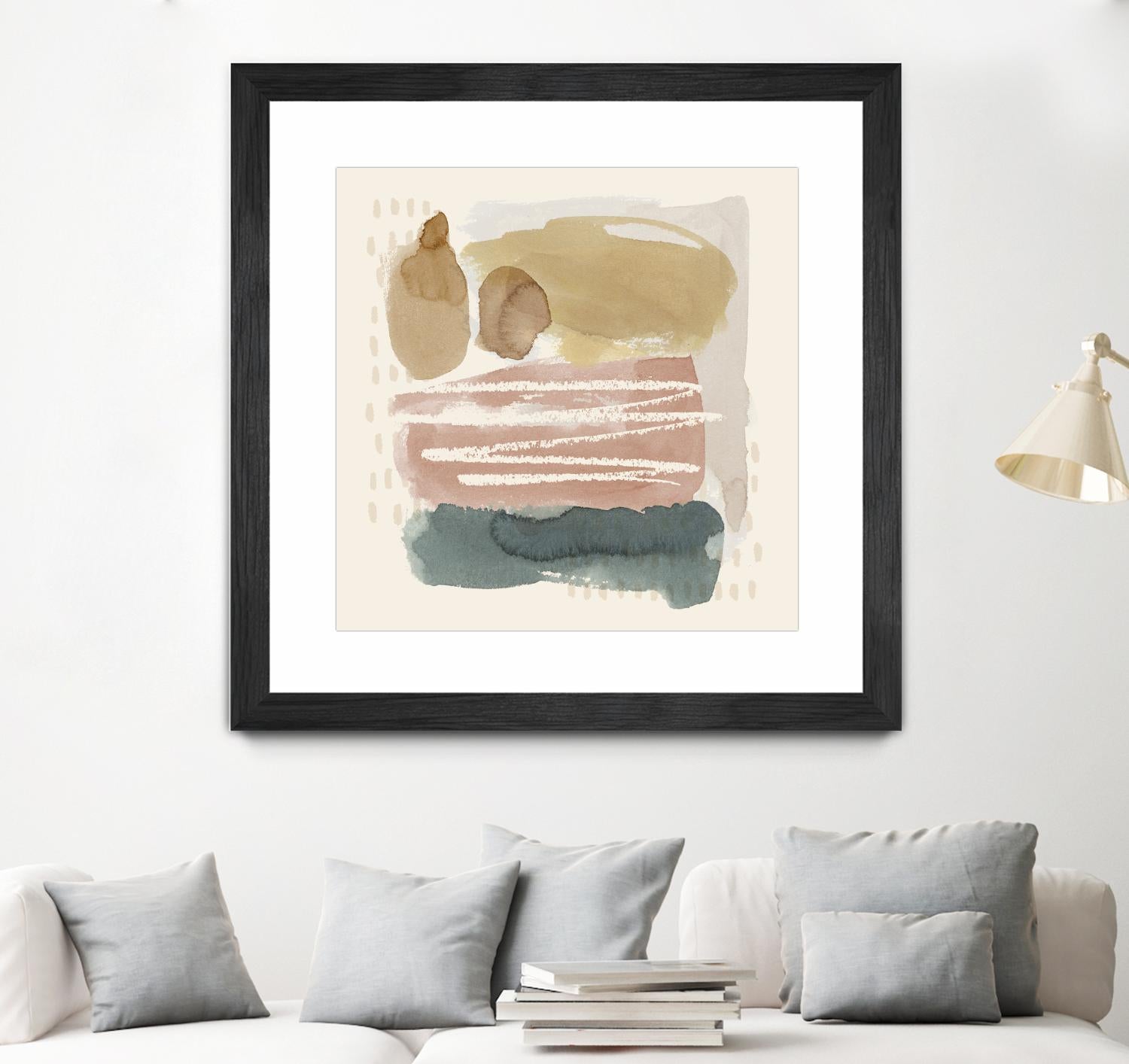 Ochre Echo I by Grace Popp on GIANT ART - abstract