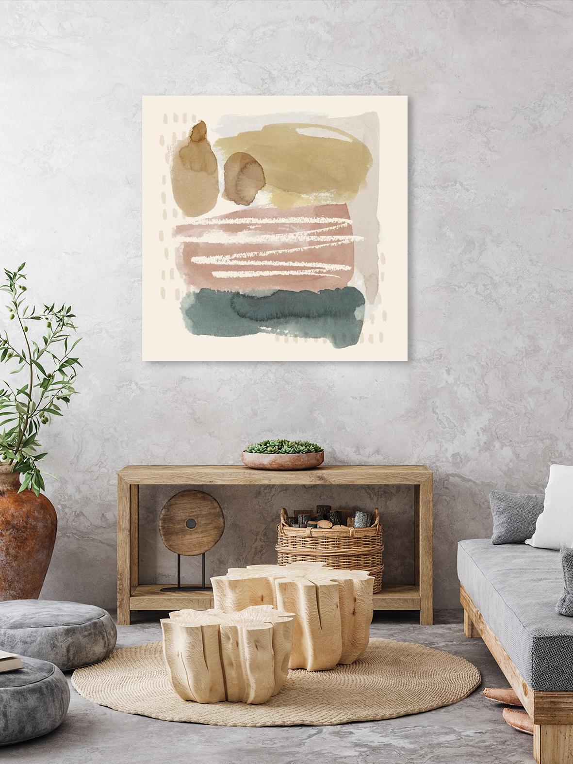 Ochre Echo I by Grace Popp on GIANT ART - abstract