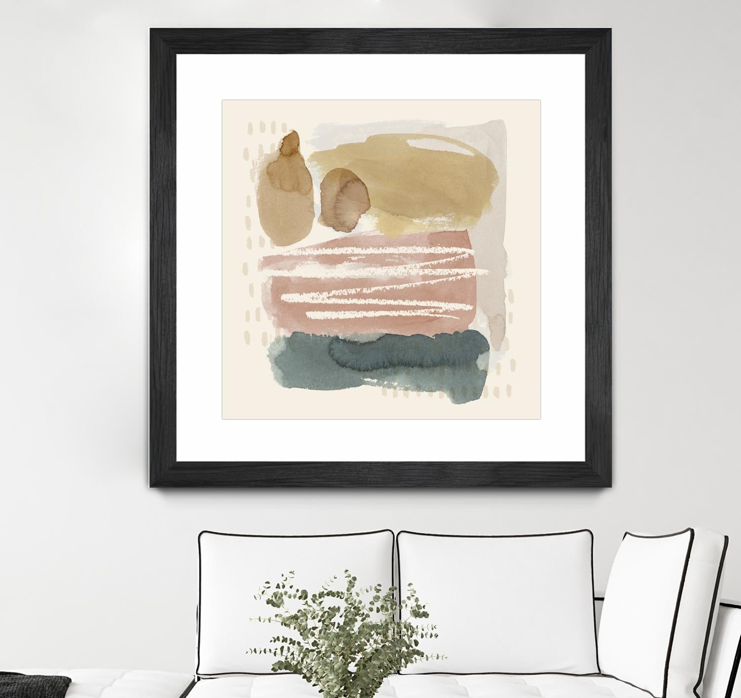 Ochre Echo I by Grace Popp on GIANT ART - abstract