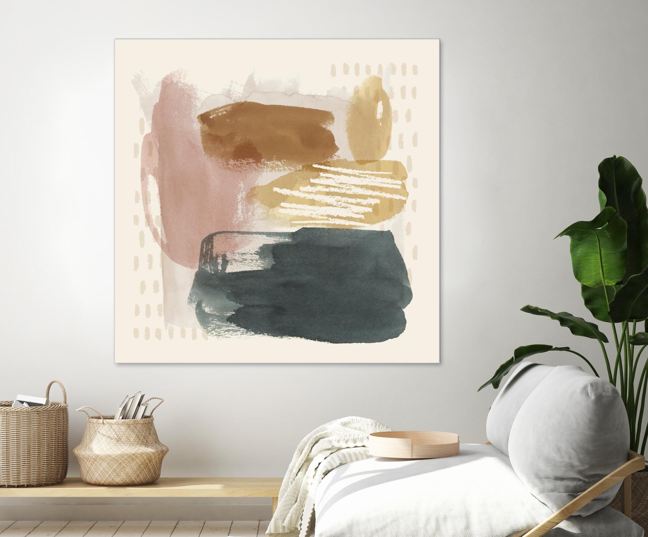 Ochre Echo IV by Grace Popp on GIANT ART - abstract