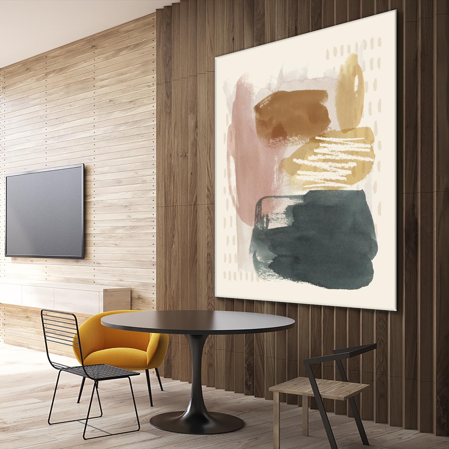 Ochre Echo IV by Grace Popp on GIANT ART - abstract