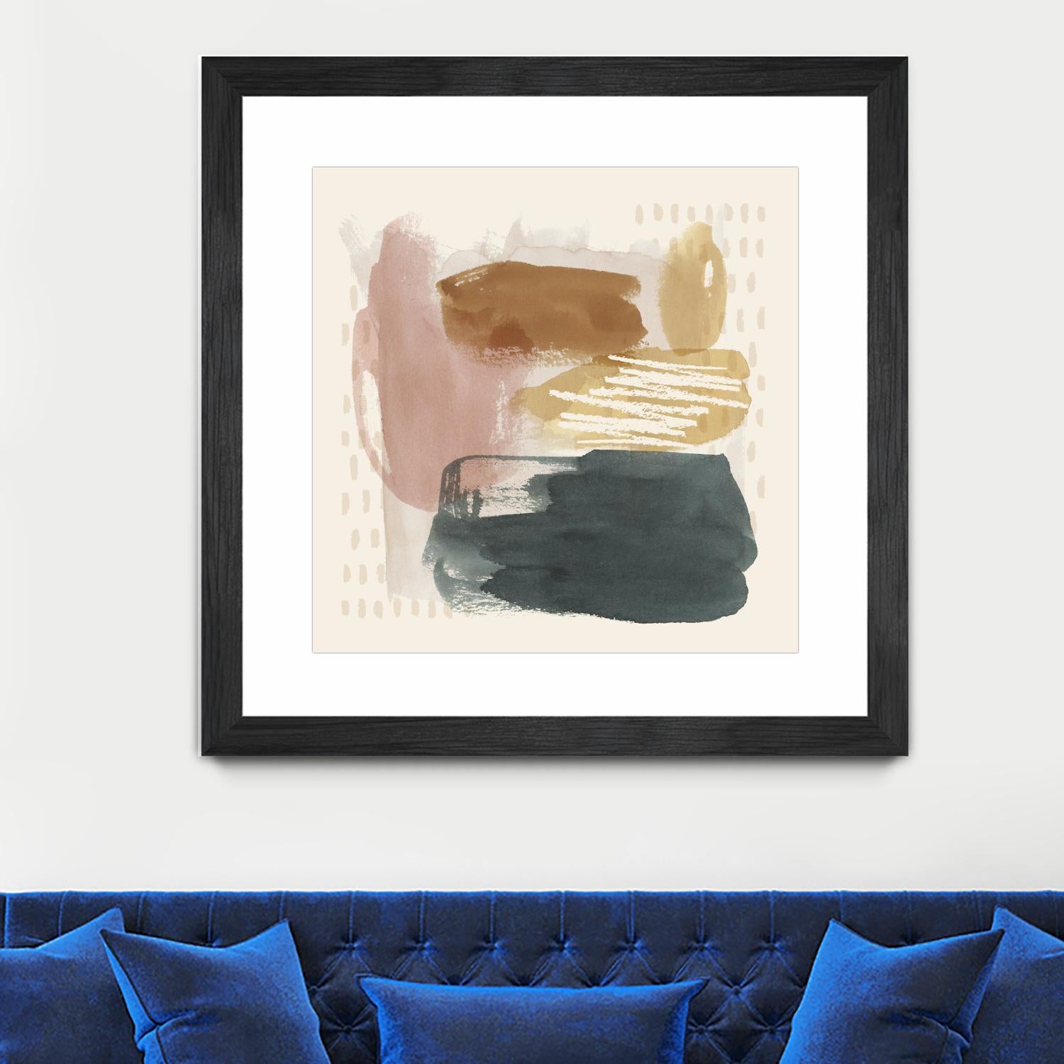Ochre Echo IV by Grace Popp on GIANT ART - abstract