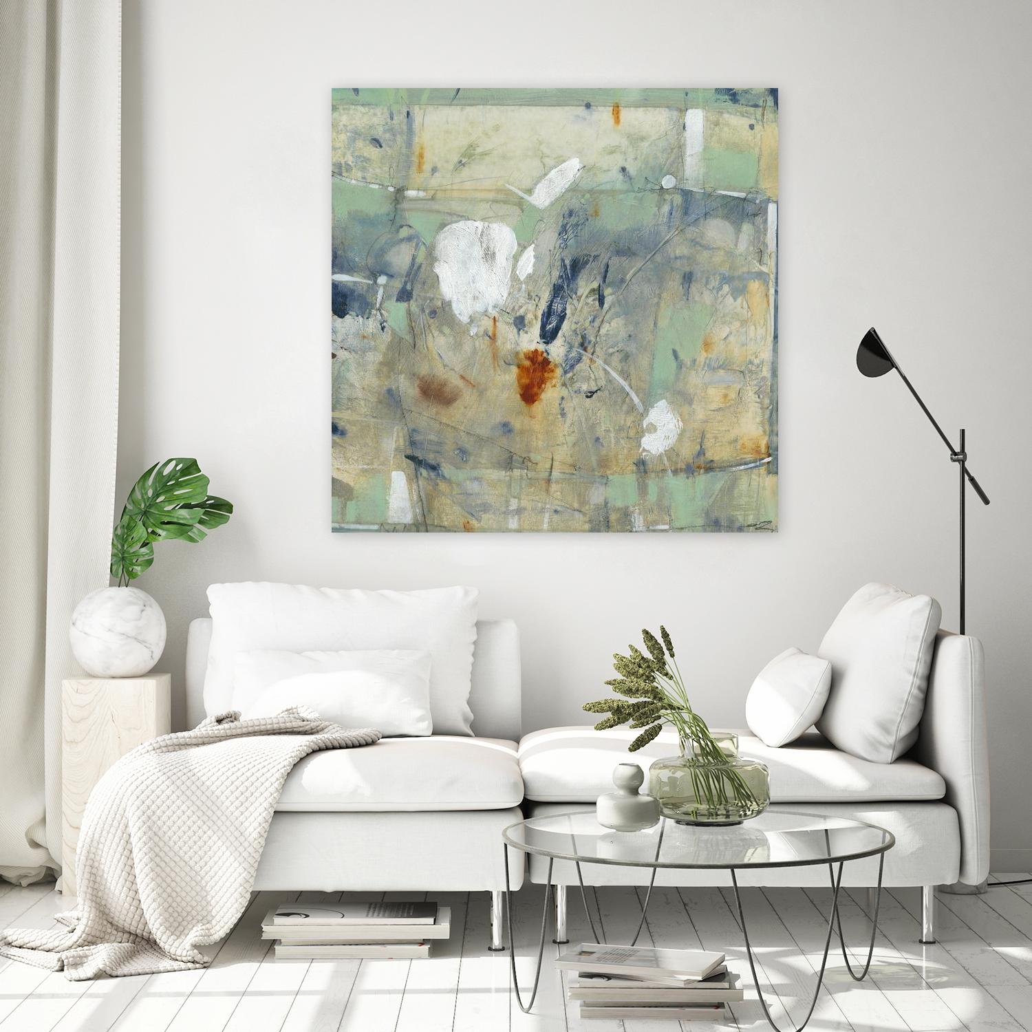 Clash II by Tim OToole on GIANT ART - green abstract