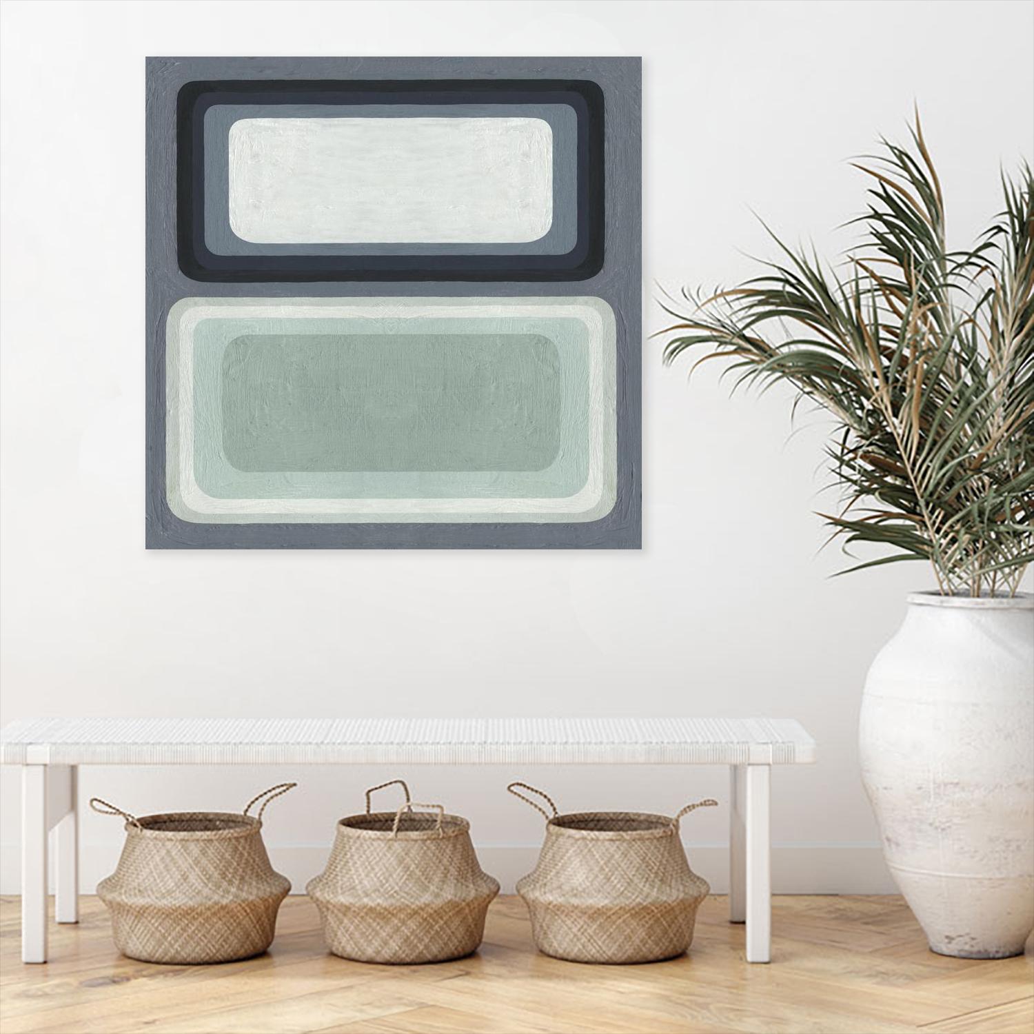 Maritime Color Field I by Emma Scarvey on GIANT ART - green abstract