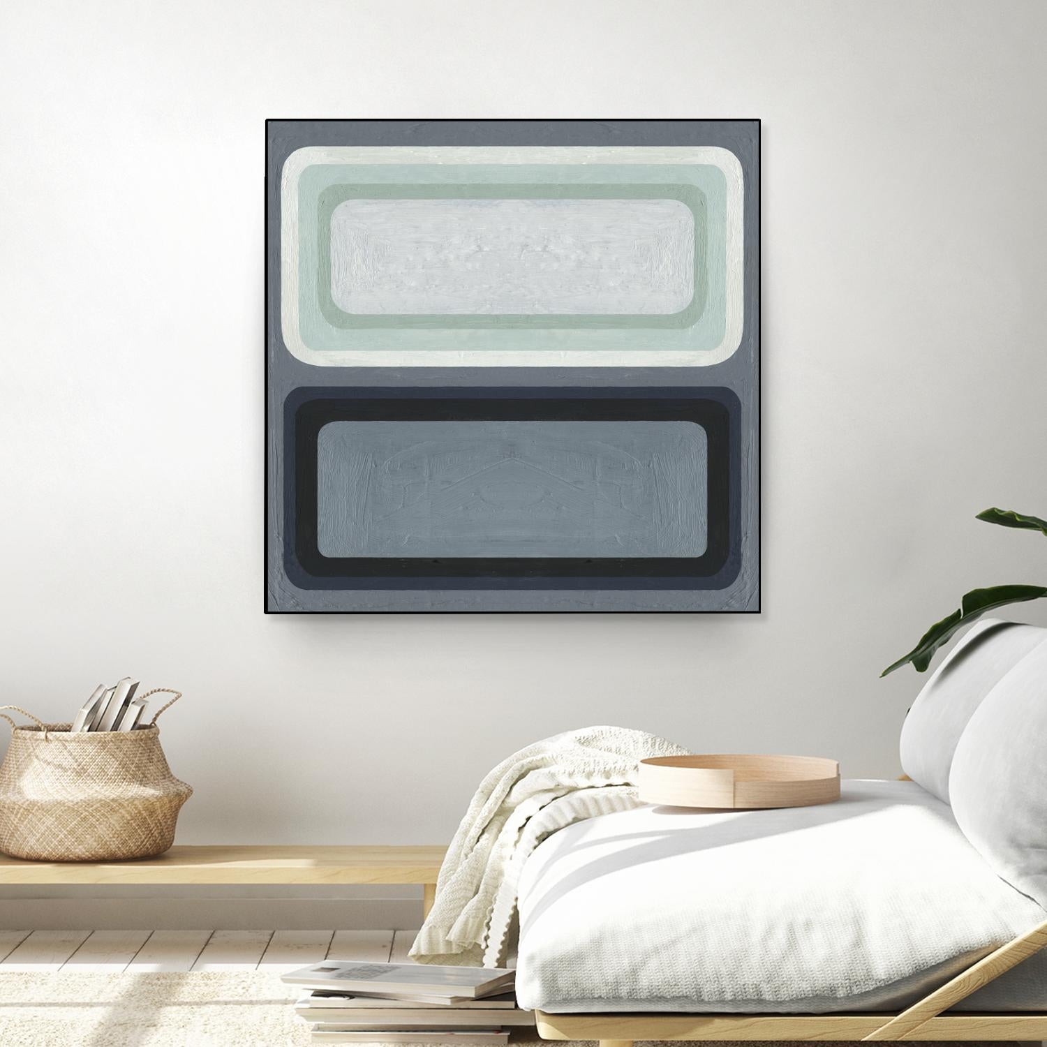 Maritime Color Field II by Emma Scarvey on GIANT ART - green abstract