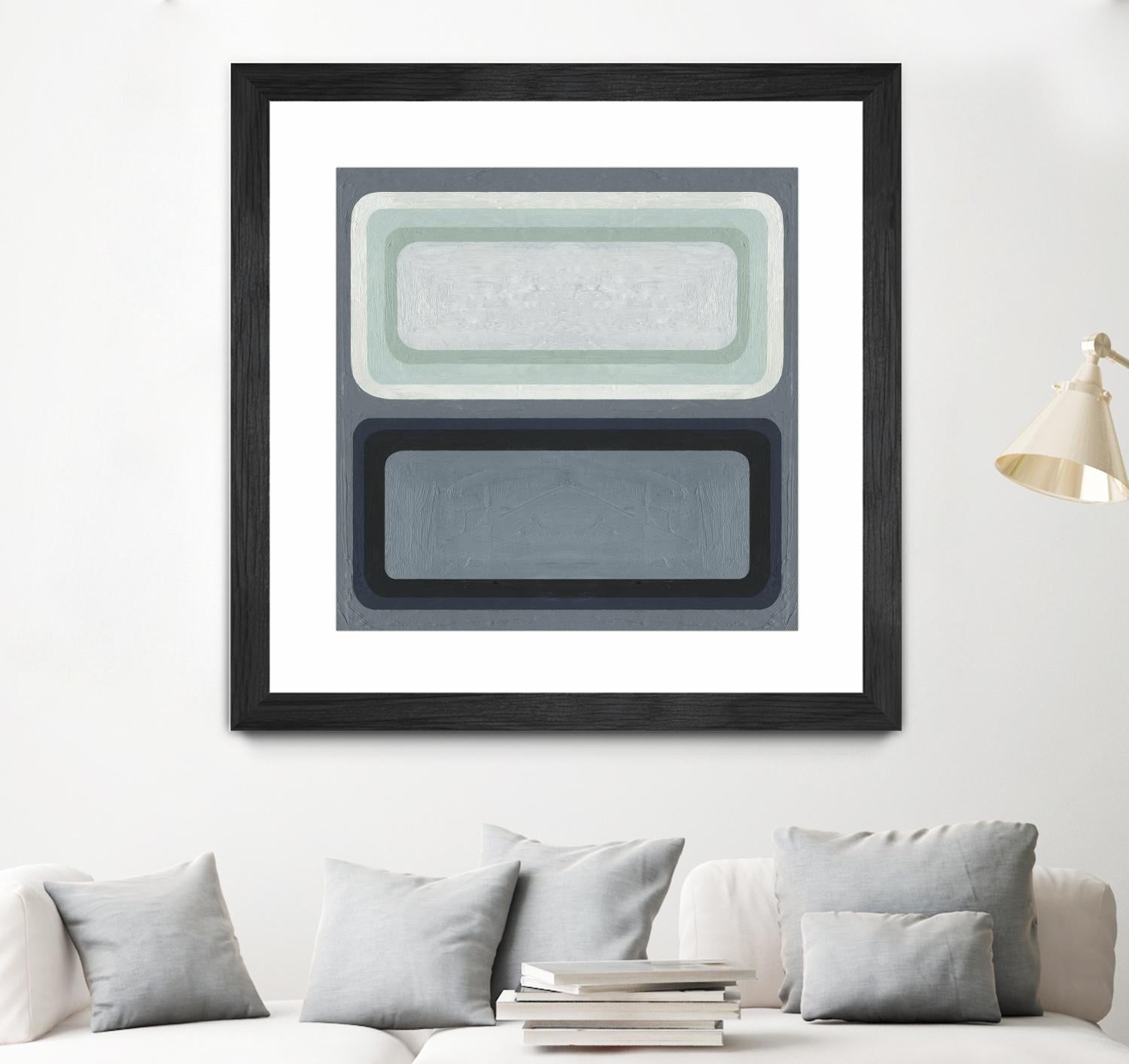 Maritime Color Field II by Emma Scarvey on GIANT ART - green abstract