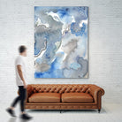 Subtle Blues II by Regina Moore on GIANT ART - blue abstract
