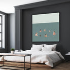 The Swimmers I by Emma Scarvey on GIANT ART - green tropical