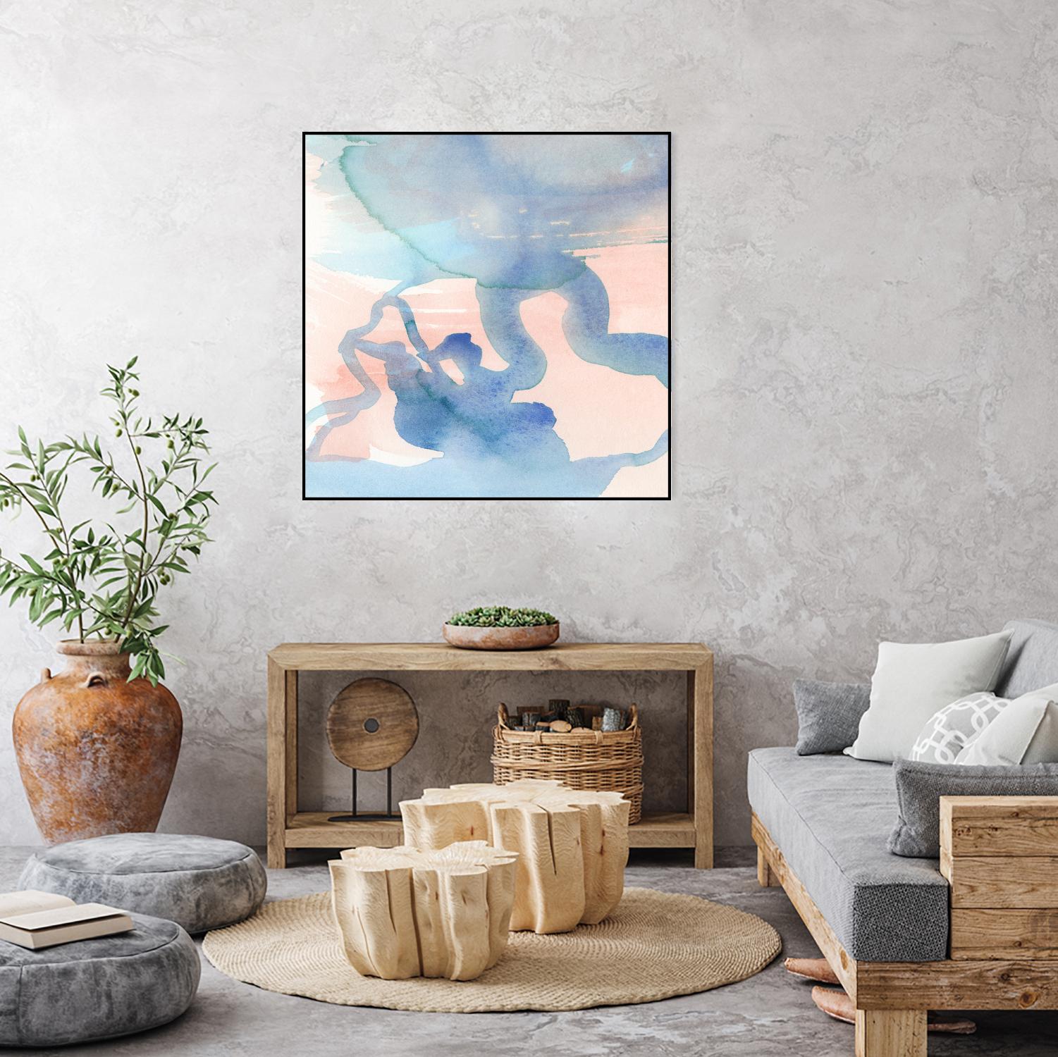 Suffusion III by Jamie Douglas on GIANT ART - blue abstract
