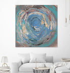 Space Oddity I by Alicia Ludwig on GIANT ART - blue abstract