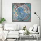 Space Oddity I by Alicia Ludwig on GIANT ART - blue abstract