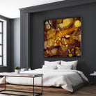 Chestnut Illumination II by Regina Moore on GIANT ART - brown abstract