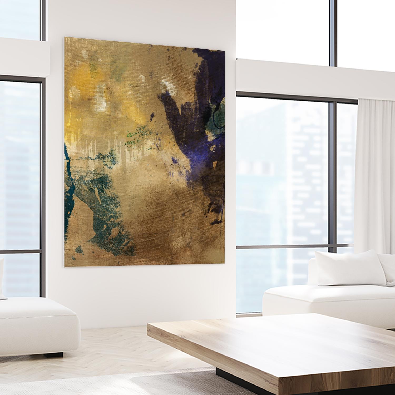 Amber Haze I by Sisa Jasper on GIANT ART - brown abstract
