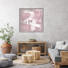 "The Deities, Jupiter" by Sia Aryai on GIANT ART - pink abstract
