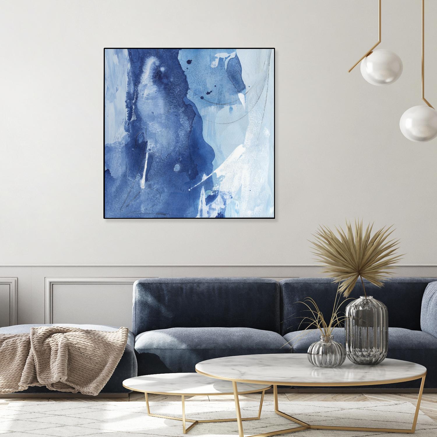 Coastal North I by Julia Contacessi on GIANT ART - blue abstract