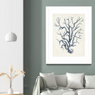 Coastal Collection in Indigo IV by Vision Studio on GIANT ART - blue tropical