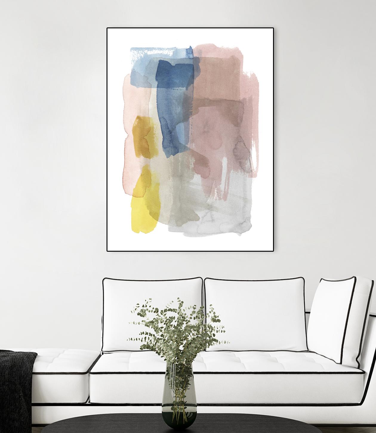 Puddle Pastel I by Grace Popp on GIANT ART - pastels abstract
