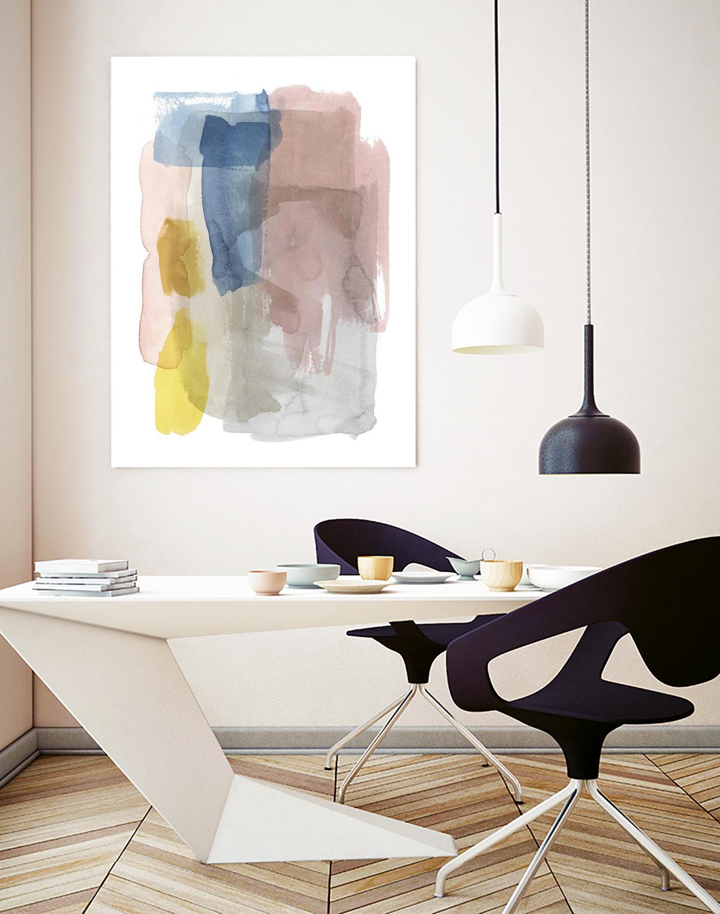 Puddle Pastel I by Grace Popp on GIANT ART - pastels abstract