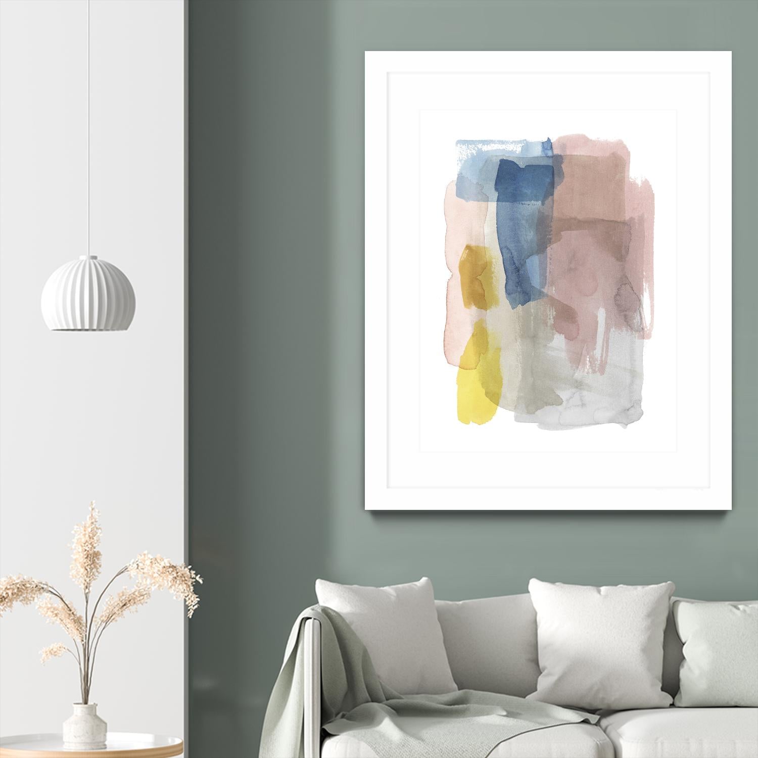 Puddle Pastel I by Grace Popp on GIANT ART - pastels abstract