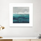 Sea Foam Vista I by June Erica Vess on GIANT ART - green sea scene