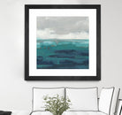 Sea Foam Vista II by June Erica Vess on GIANT ART - green sea scene