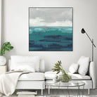 Sea Foam Vista II by June Erica Vess on GIANT ART - green sea scene