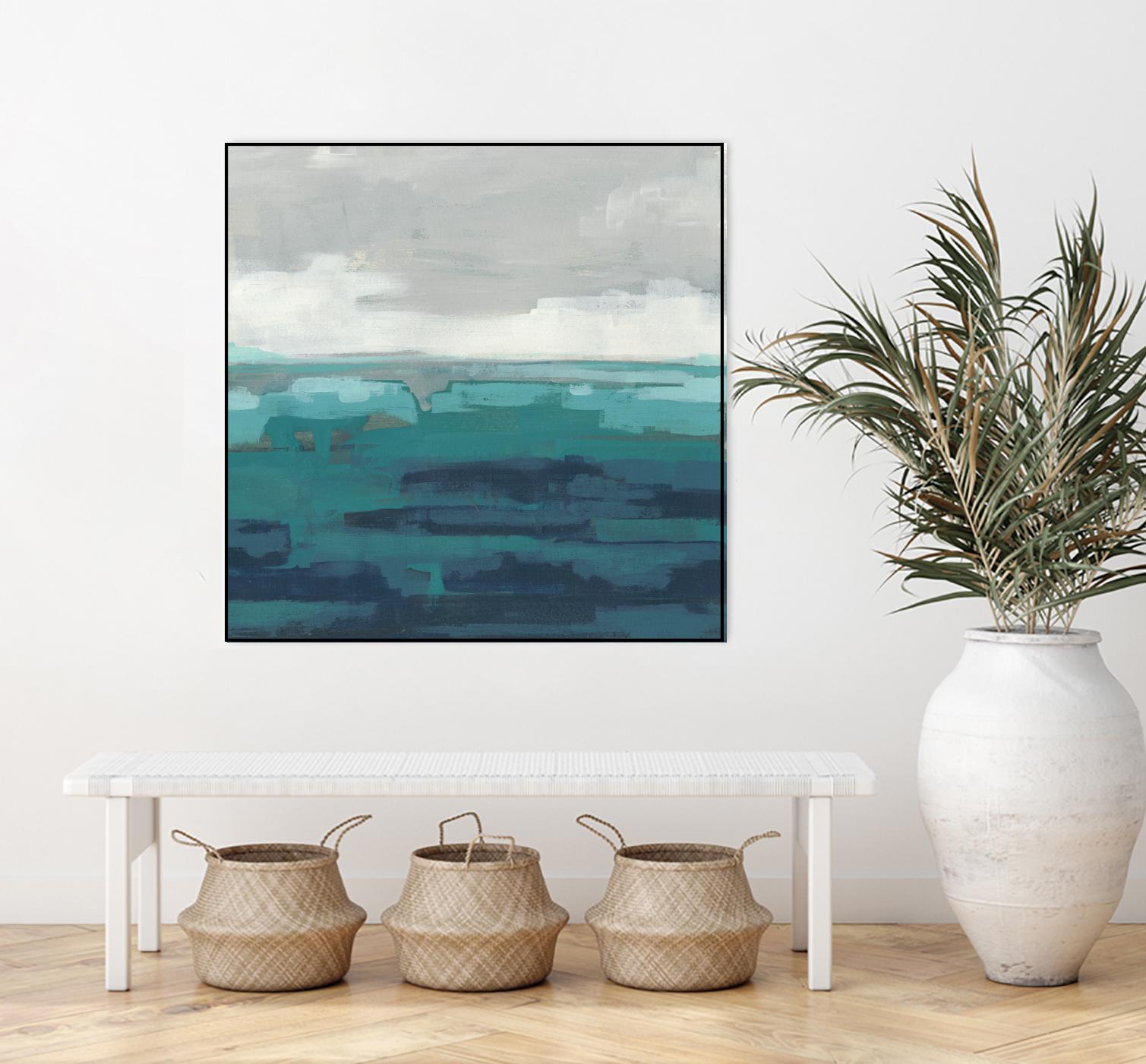 Sea Foam Vista II by June Erica Vess on GIANT ART - green sea scene