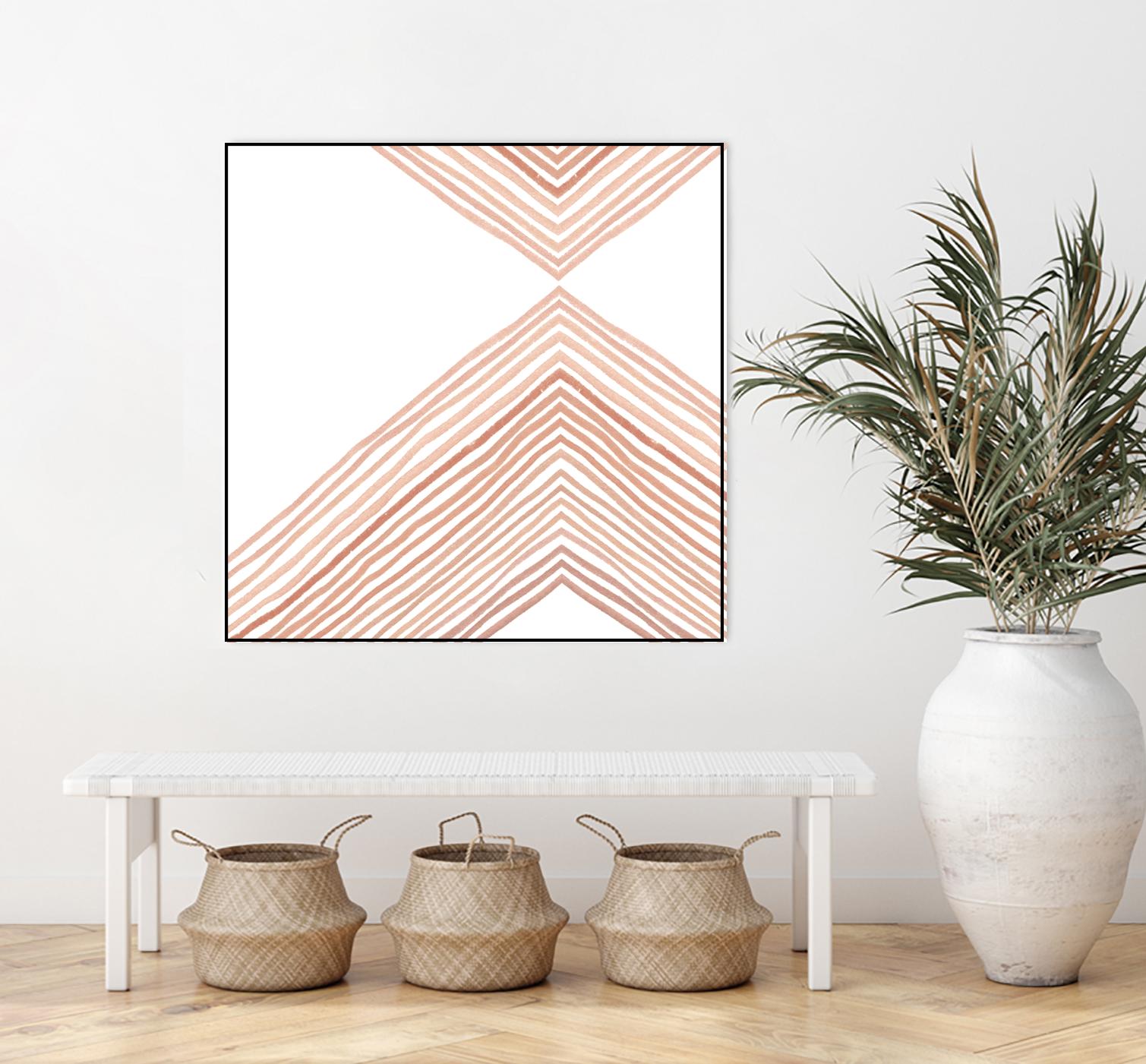 Pink Apogee II by Emma Scarvey on GIANT ART - pink & purple abstract
