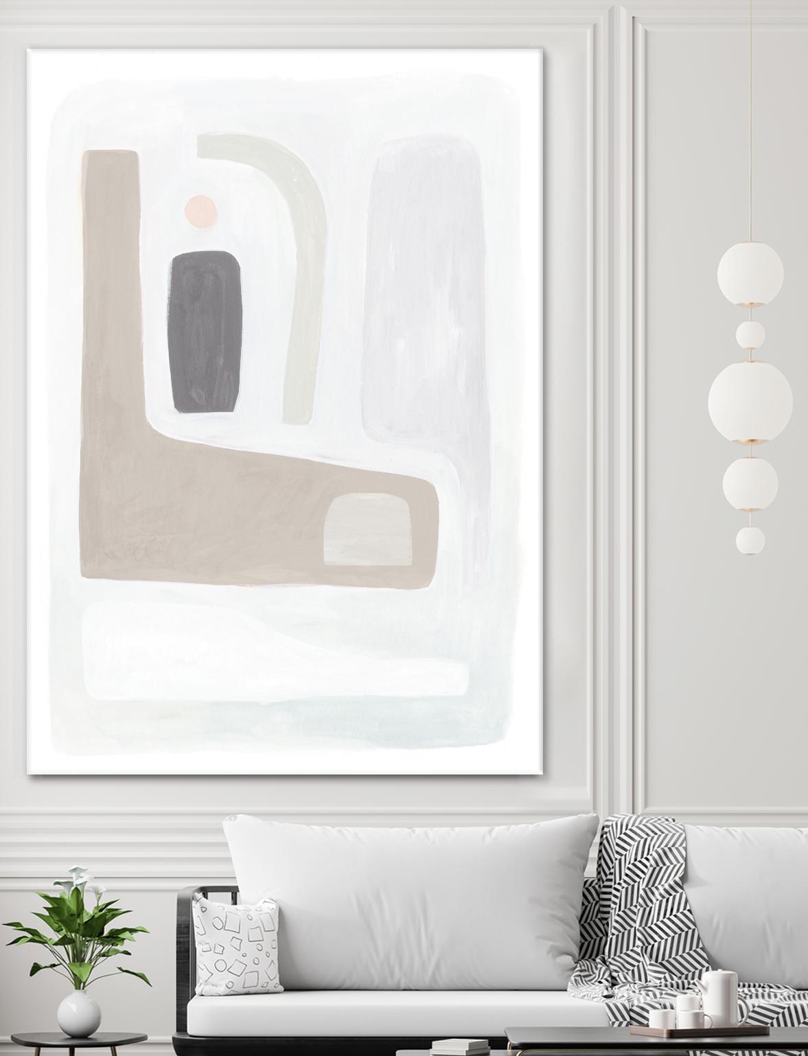 Opal Daydream I by Victoria Borges on GIANT ART - neutral abstract