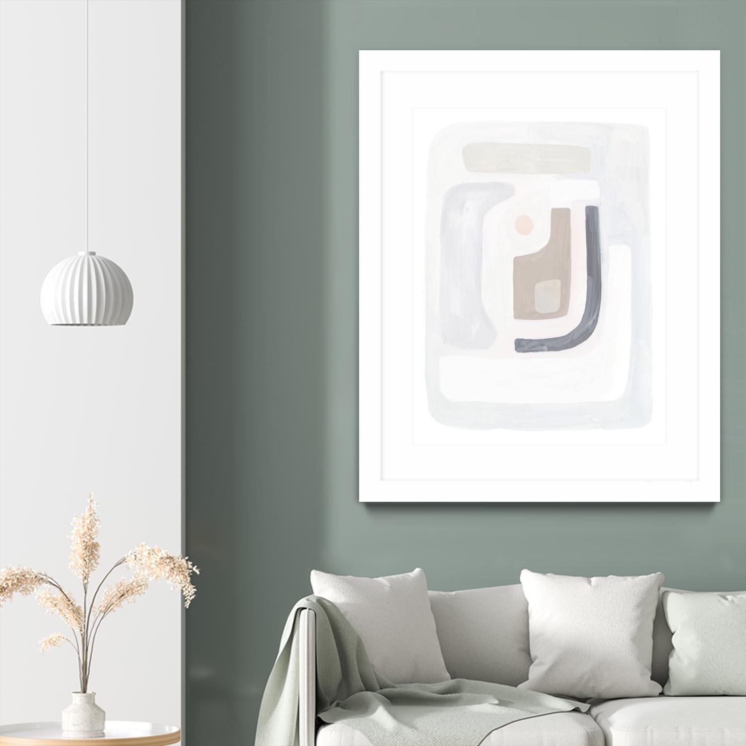 Opal Daydream II by Victoria Borges on GIANT ART - neutral abstract