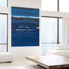 Sapphire Horizon I by Rob Delamater on GIANT ART - blue abstract