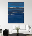 Sapphire Horizon I by Rob Delamater on GIANT ART - blue abstract
