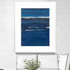 Sapphire Horizon I by Rob Delamater on GIANT ART - blue abstract
