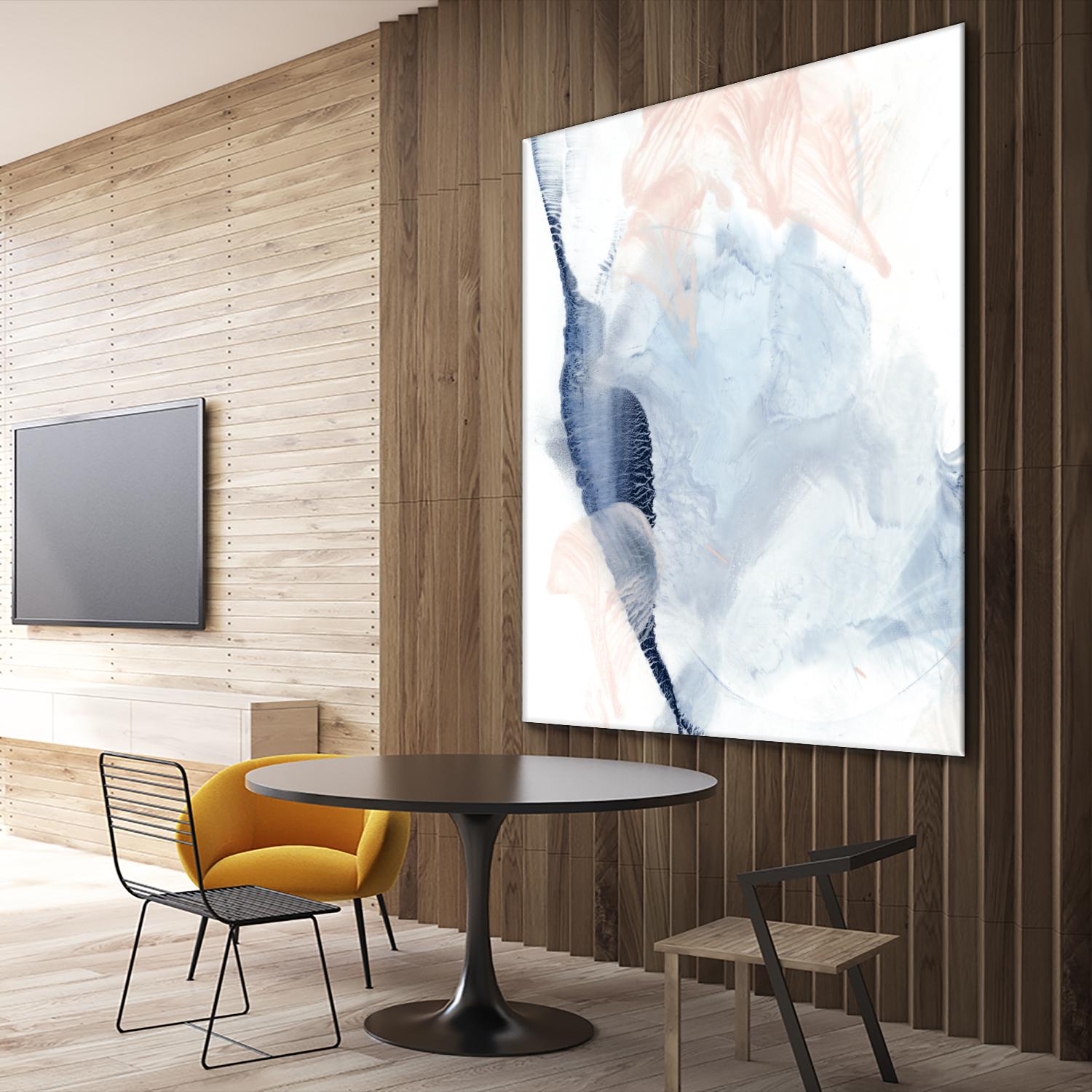Indigo & Blush II by Ethan Harper on GIANT ART - pastels abstract