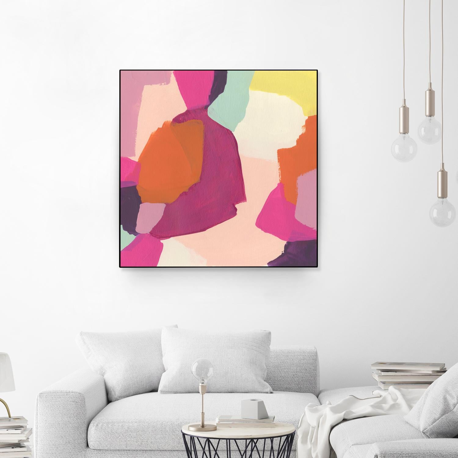 Pink Slip I by June Erica Vess on GIANT ART - brights abstract