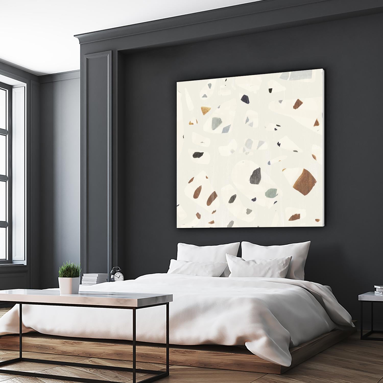 Abstract Terazzo II by Victoria Borges on GIANT ART - neutral abstract