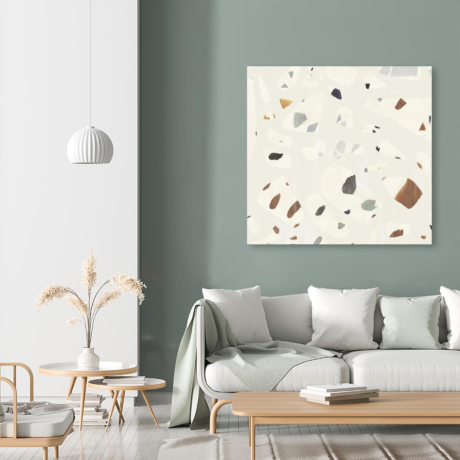Abstract Terazzo II by Victoria Borges on GIANT ART - neutral abstract