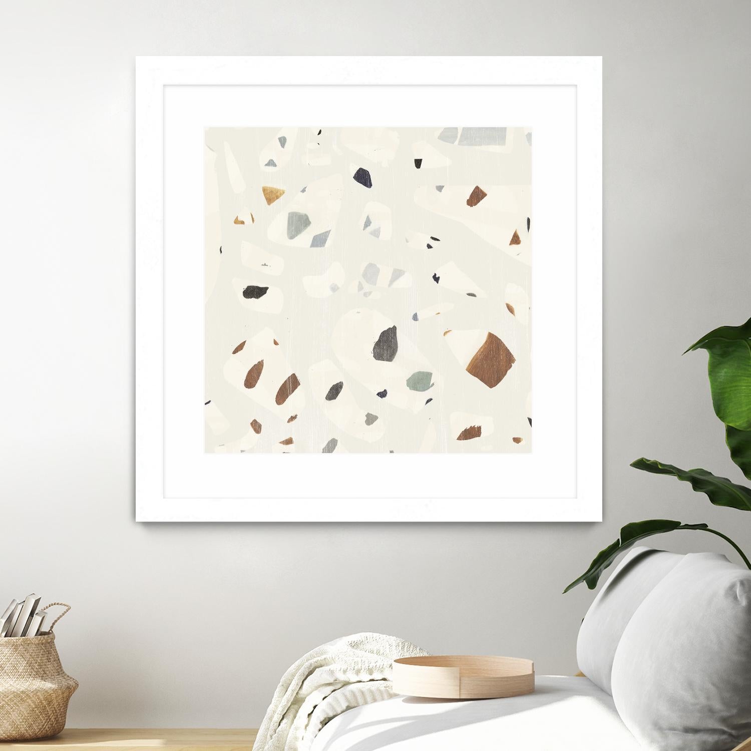 Abstract Terazzo II by Victoria Borges on GIANT ART - neutral abstract