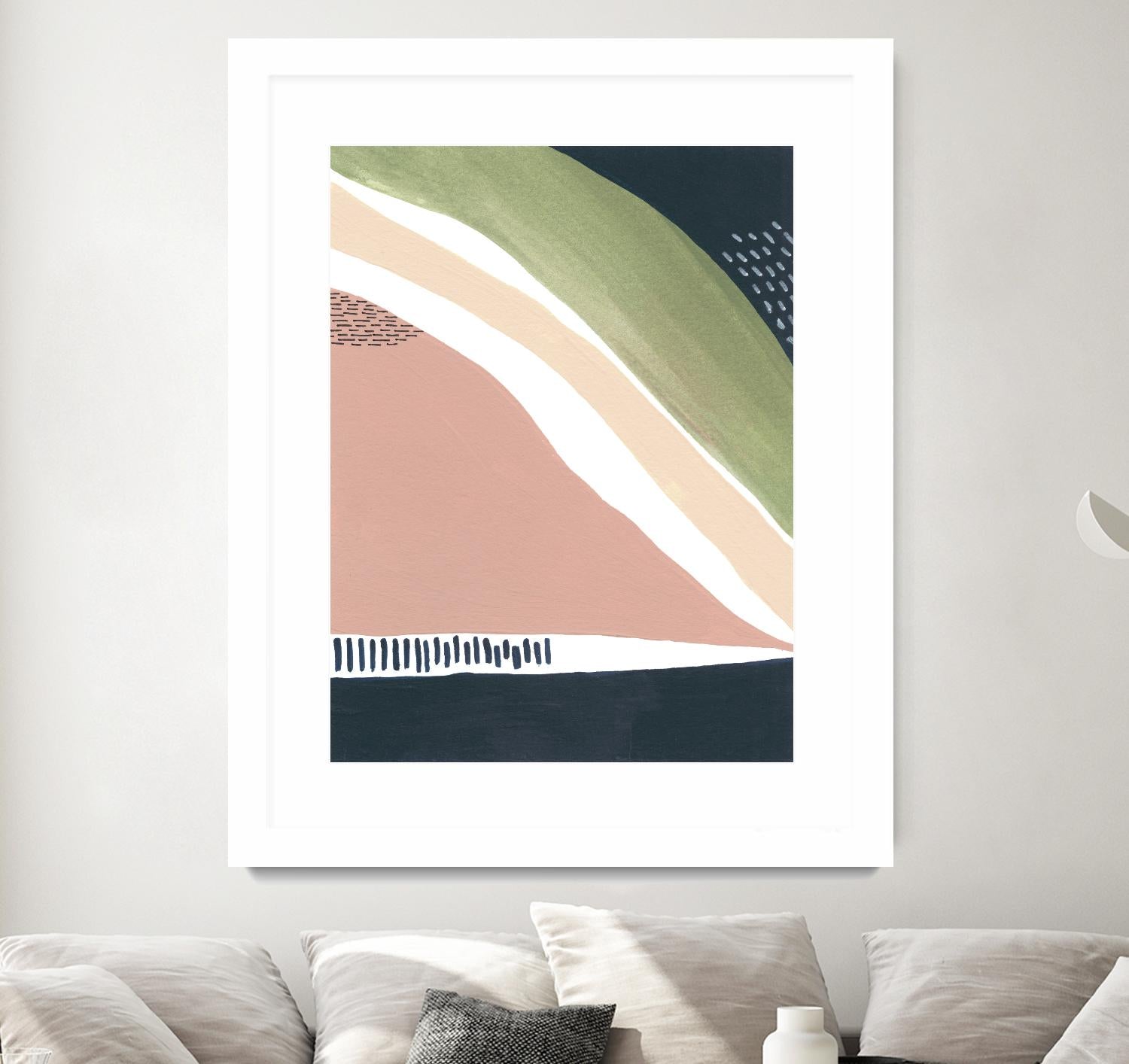Simple Marks IV by Regina Moore on GIANT ART - pastels abstract