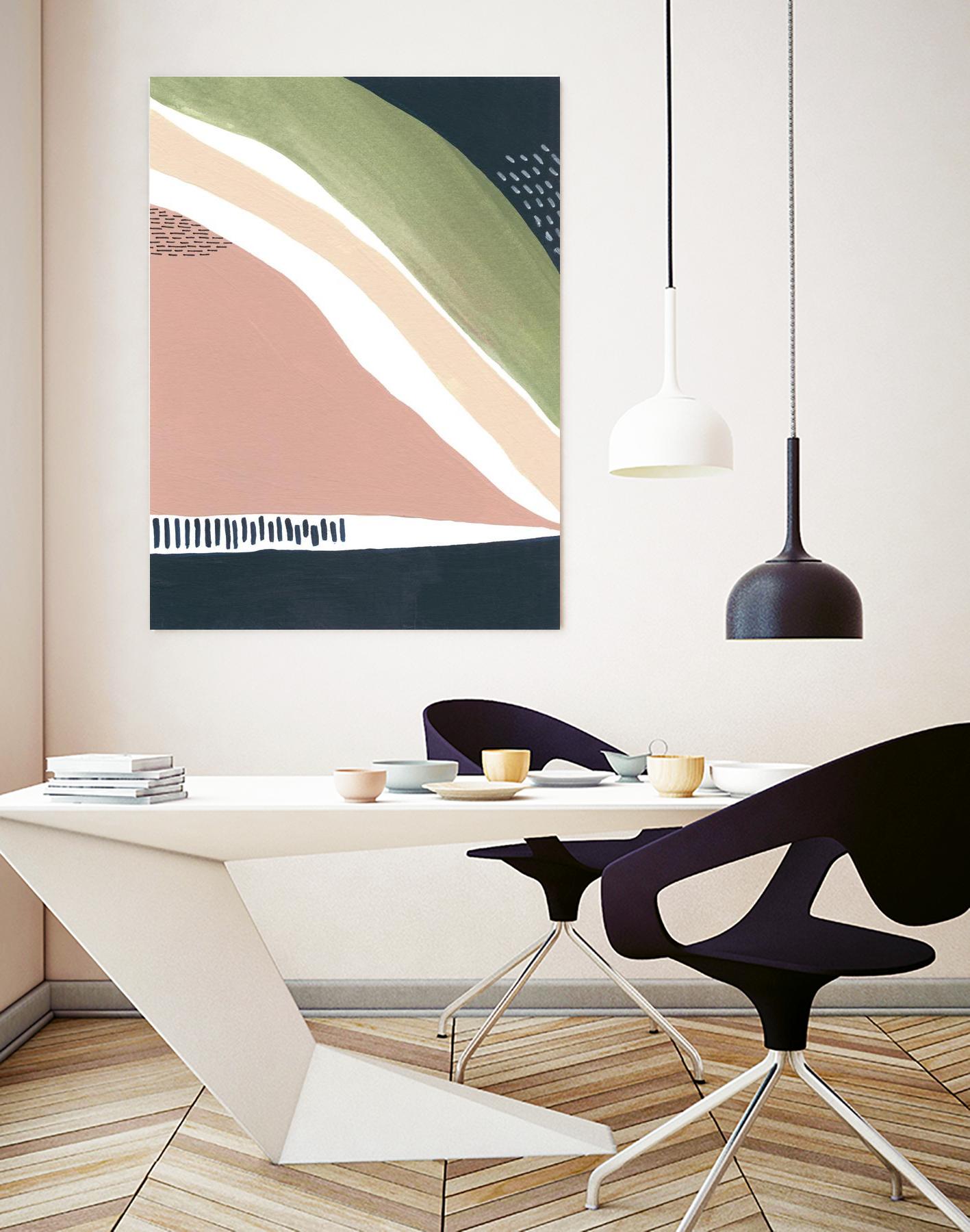 Simple Marks IV by Regina Moore on GIANT ART - pastels abstract