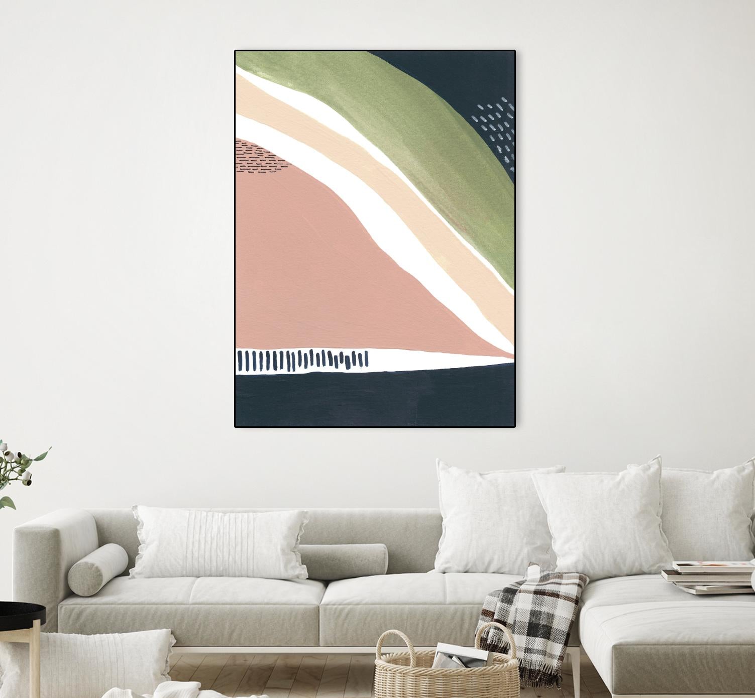 Simple Marks IV by Regina Moore on GIANT ART - pastels abstract
