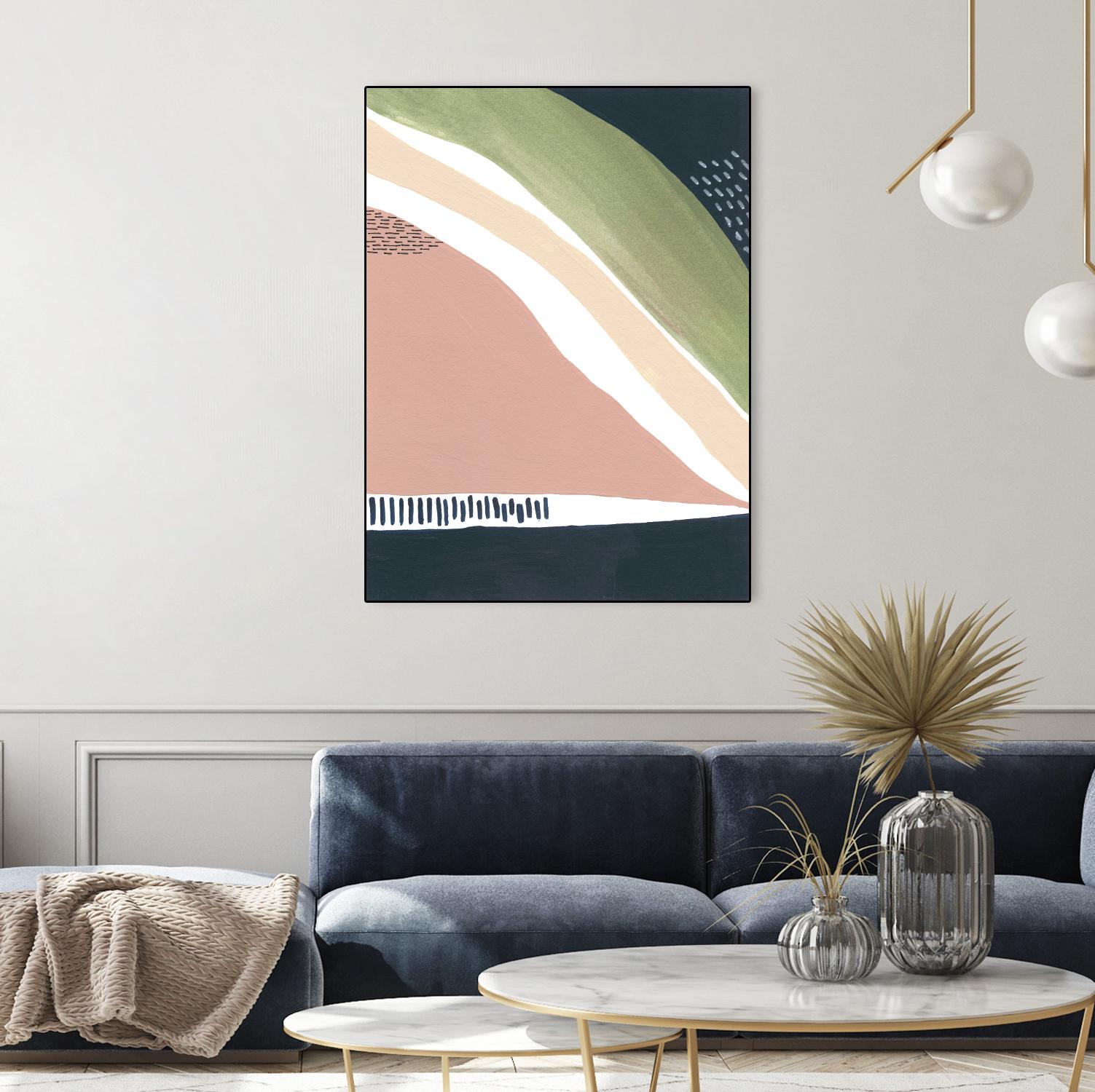 Simple Marks IV by Regina Moore on GIANT ART - pastels abstract