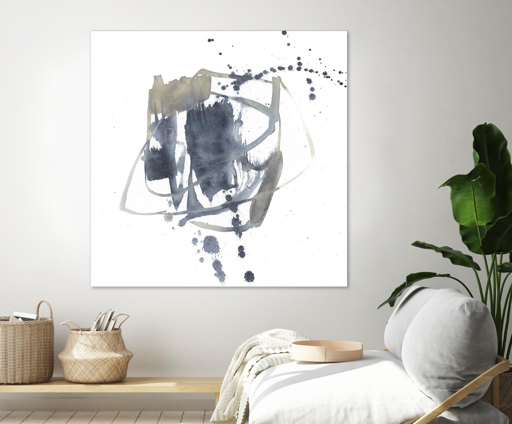 Off Center II by Jennifer Goldberger on GIANT ART - neutral abstract