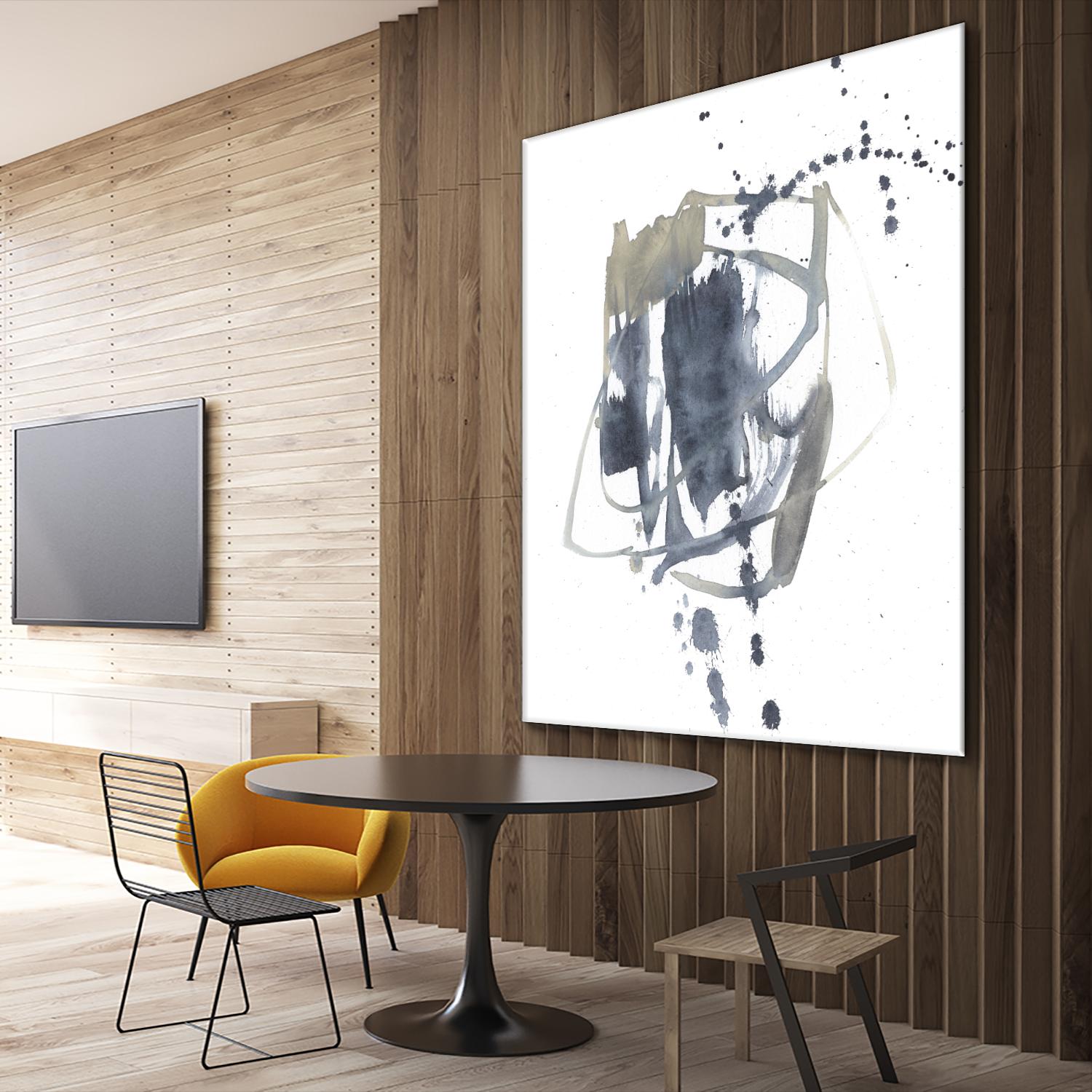 Off Center II by Jennifer Goldberger on GIANT ART - neutral abstract