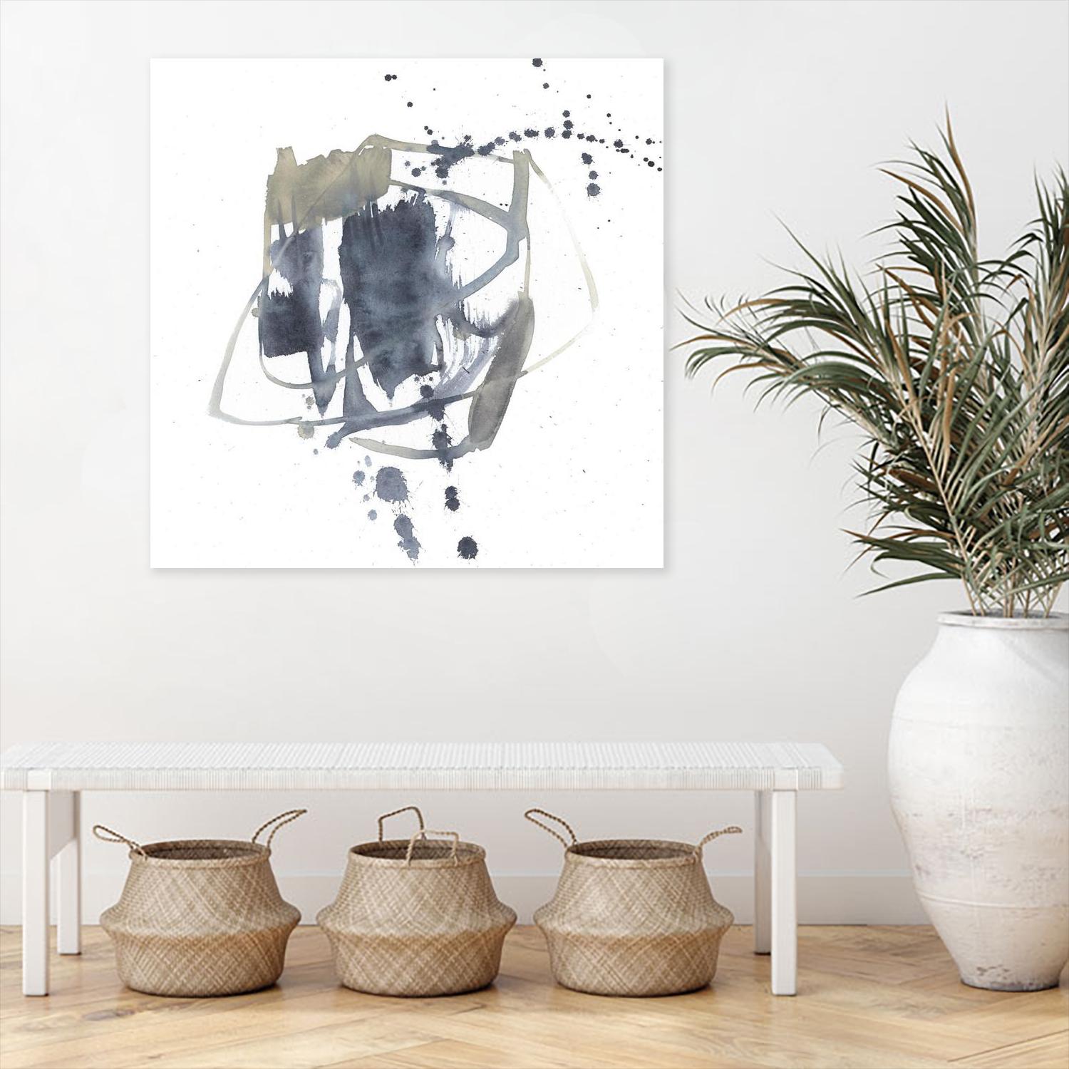 Off Center II by Jennifer Goldberger on GIANT ART - neutral abstract