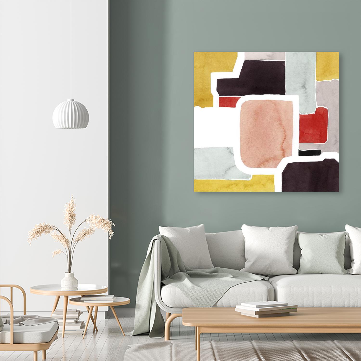 Color Blocking II by Grace Popp on GIANT ART - pastels abstract