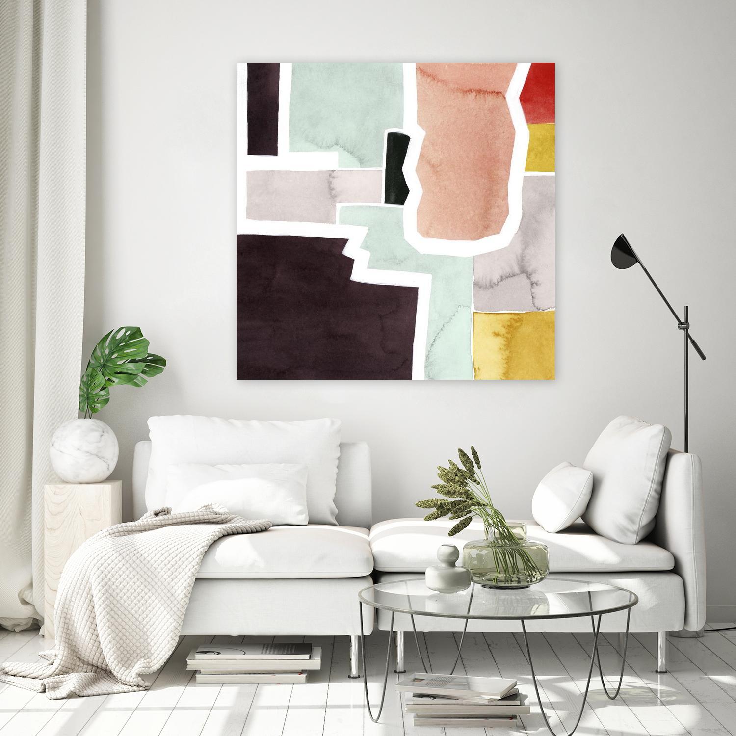 Color Blocking III by Grace Popp on GIANT ART - pastels abstract