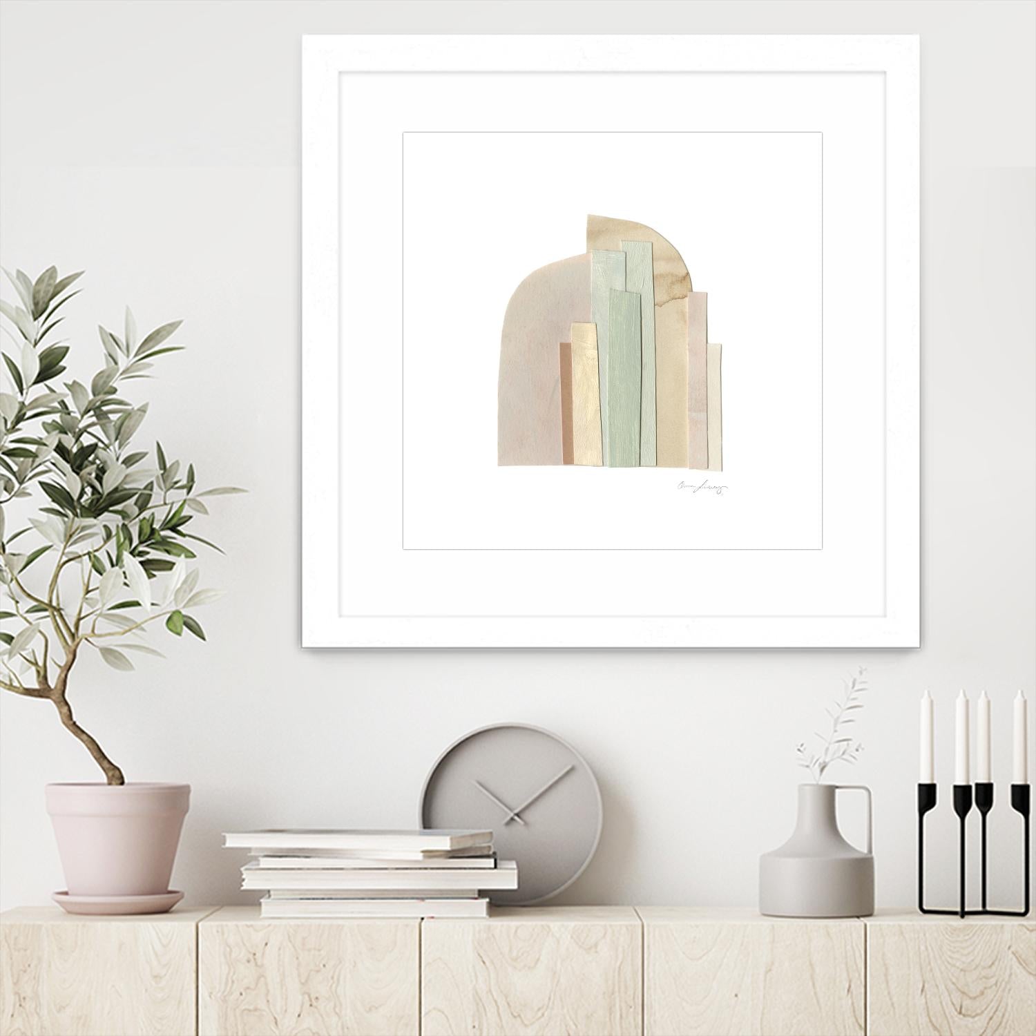 Flourescel I by Emma Scarvey on GIANT ART - pastels abstract