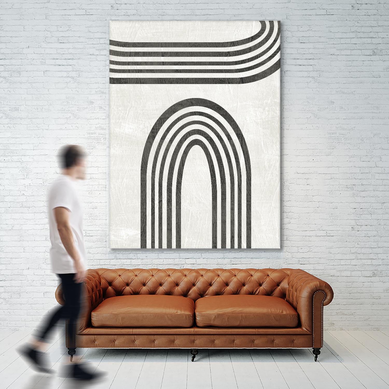 Modern Arc III by June Erica Vess on GIANT ART - neutral abstract